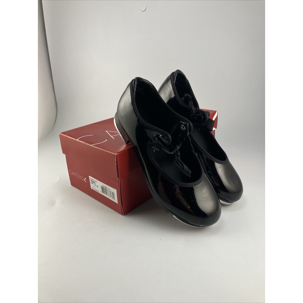 Capezio Shuffle Tap 356C Shoes, Patent leather 13 M - Broken Buckle